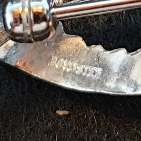 Elegant Vintage Bond Boyd Sterling Silver Floral Brooch - Picture 6 of 10